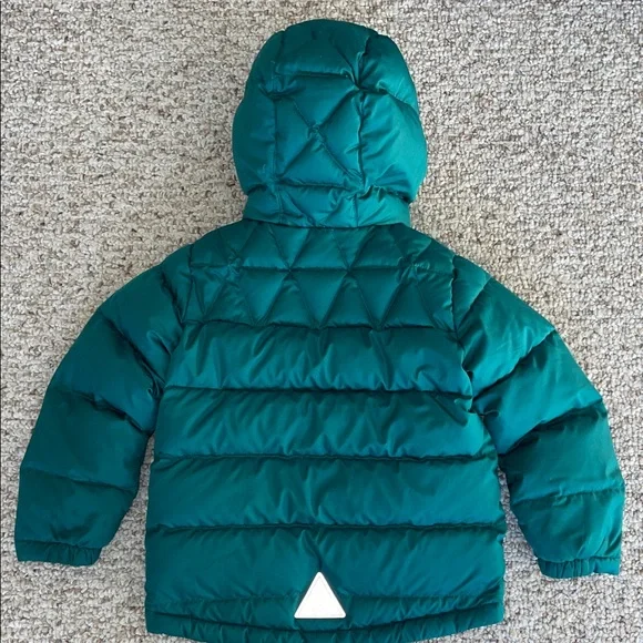 L.L. Bean Teal Hooded Puffer Jacket - Picture 2 of 5